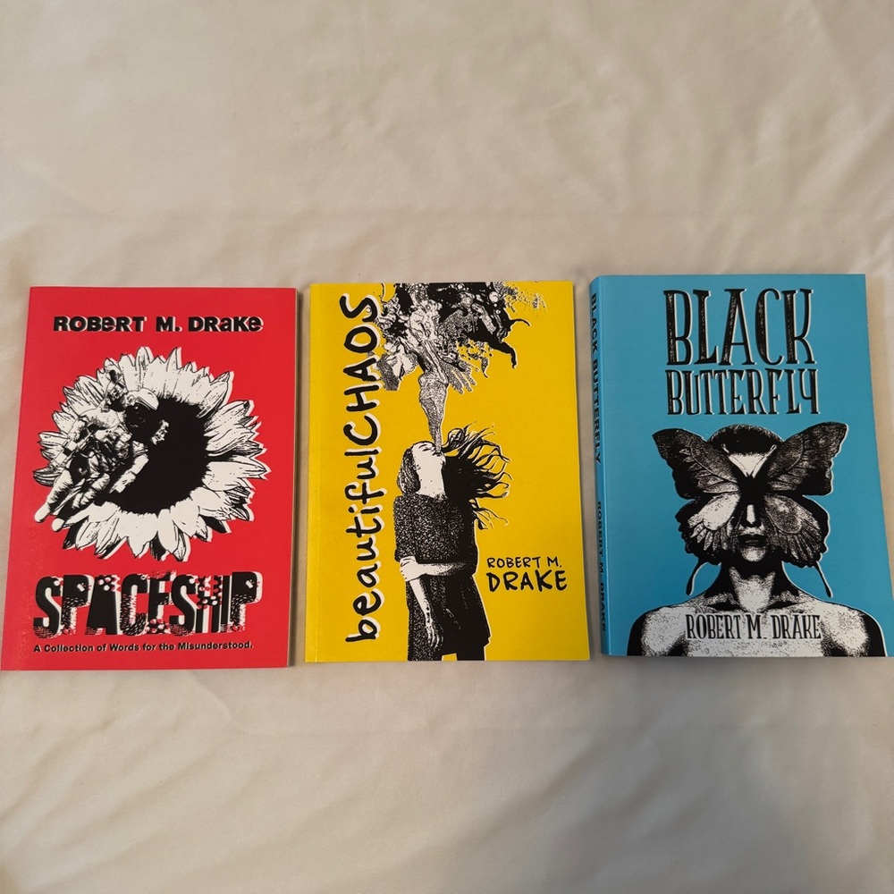 3 Poetry Books by Robert M. Drake